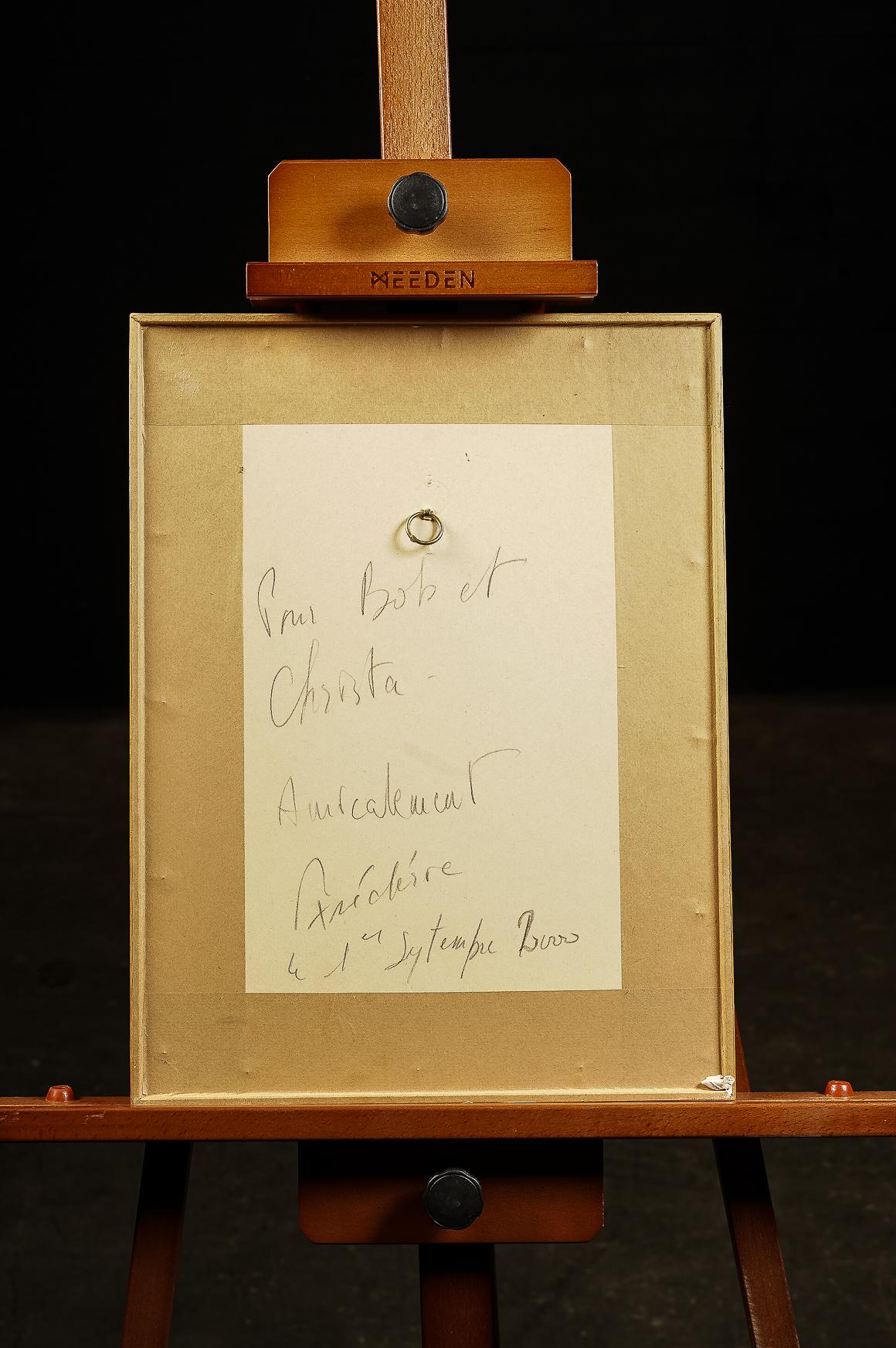 Unbenannt  Abstrakte Illustration von Charron Ende des 20. Jahrhunderts, signiert und datiert (Französisch) im Angebot