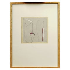 Unbenannt  Abstrakte Illustration von Charron Ende des 20. Jahrhunderts, signiert und datiert