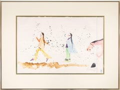 Untitled ‘Ledger Drawing’ Original Painting by Randy Lee White
