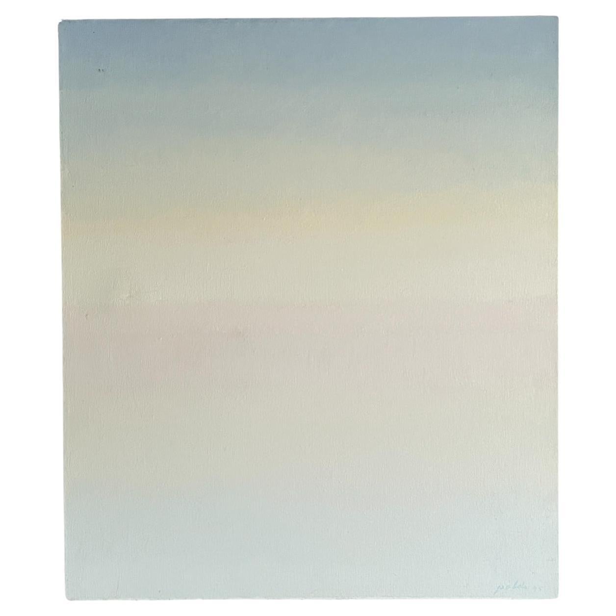 Untitled' (Luminist Composition) Öl auf Leinwand Gemälde von Rudi Polder im Angebot