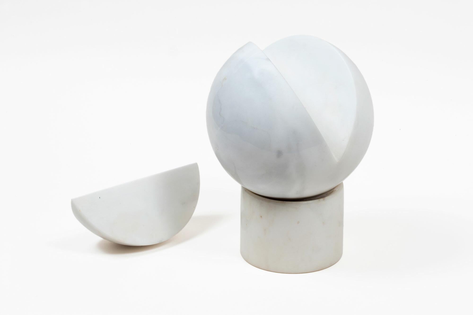 Marble sculpture by Hanna Eshel, entitled 