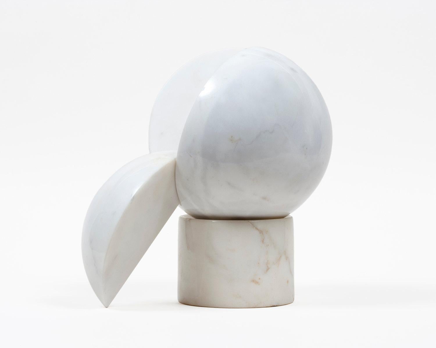 Carrara Marble Marble sculpture by Hanna Eshel, entitled 