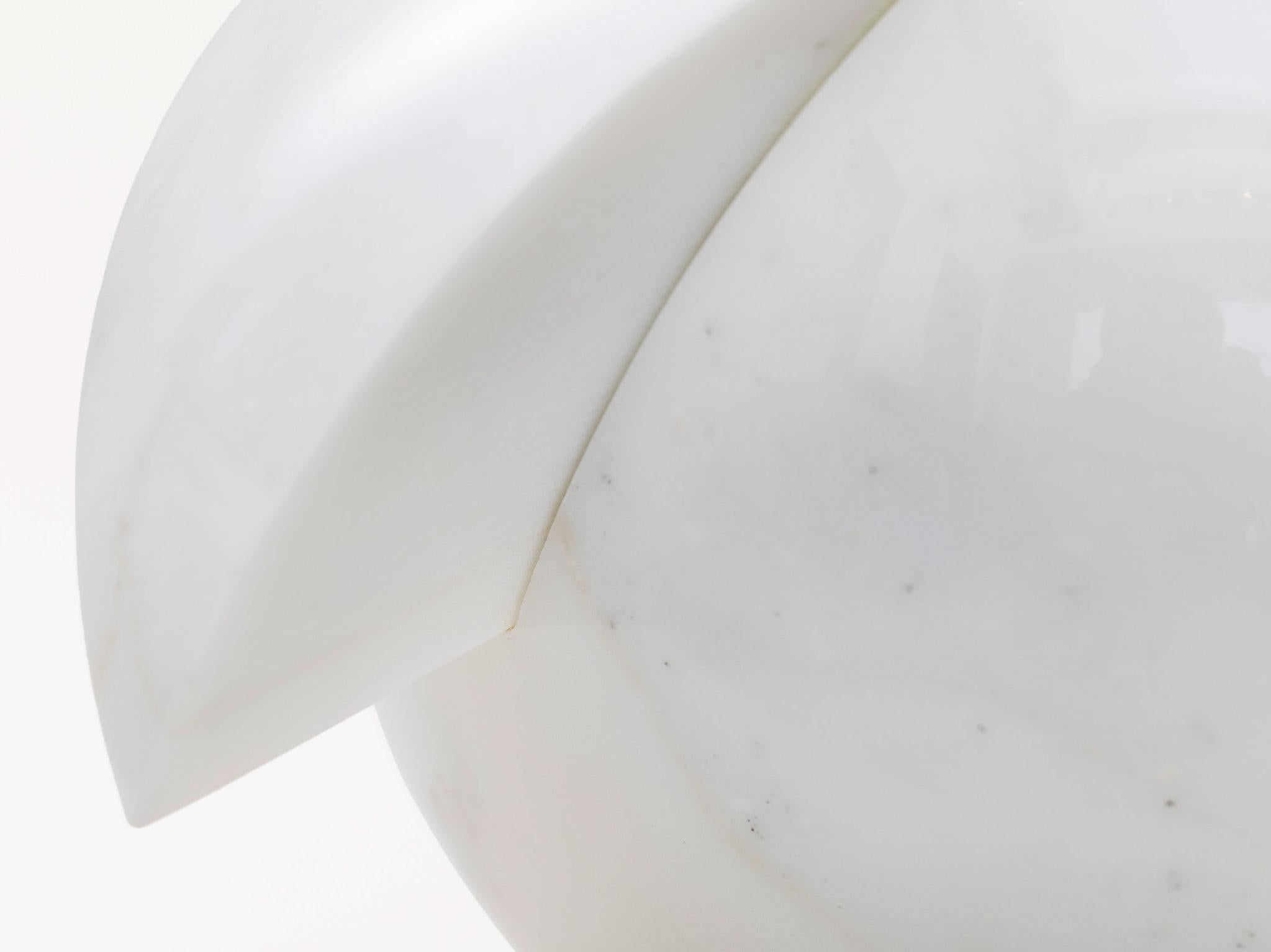Marble sculpture by Hanna Eshel, entitled 