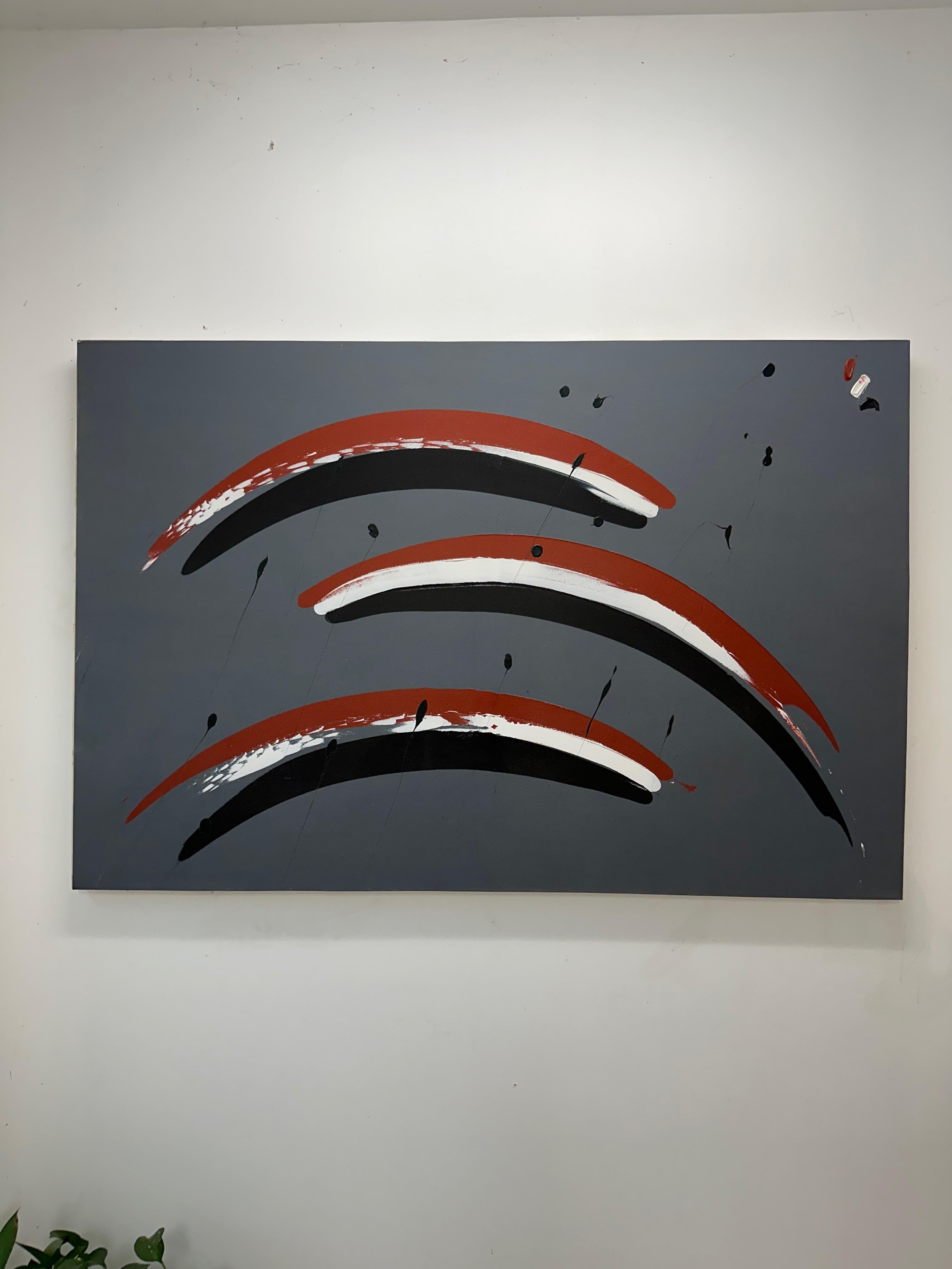 Senza titolo - acrilico su tela dell'artista e designer Michael Oates
Firmato e datato al verso 
