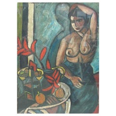 Untitled Nude with Still Life by Gabor