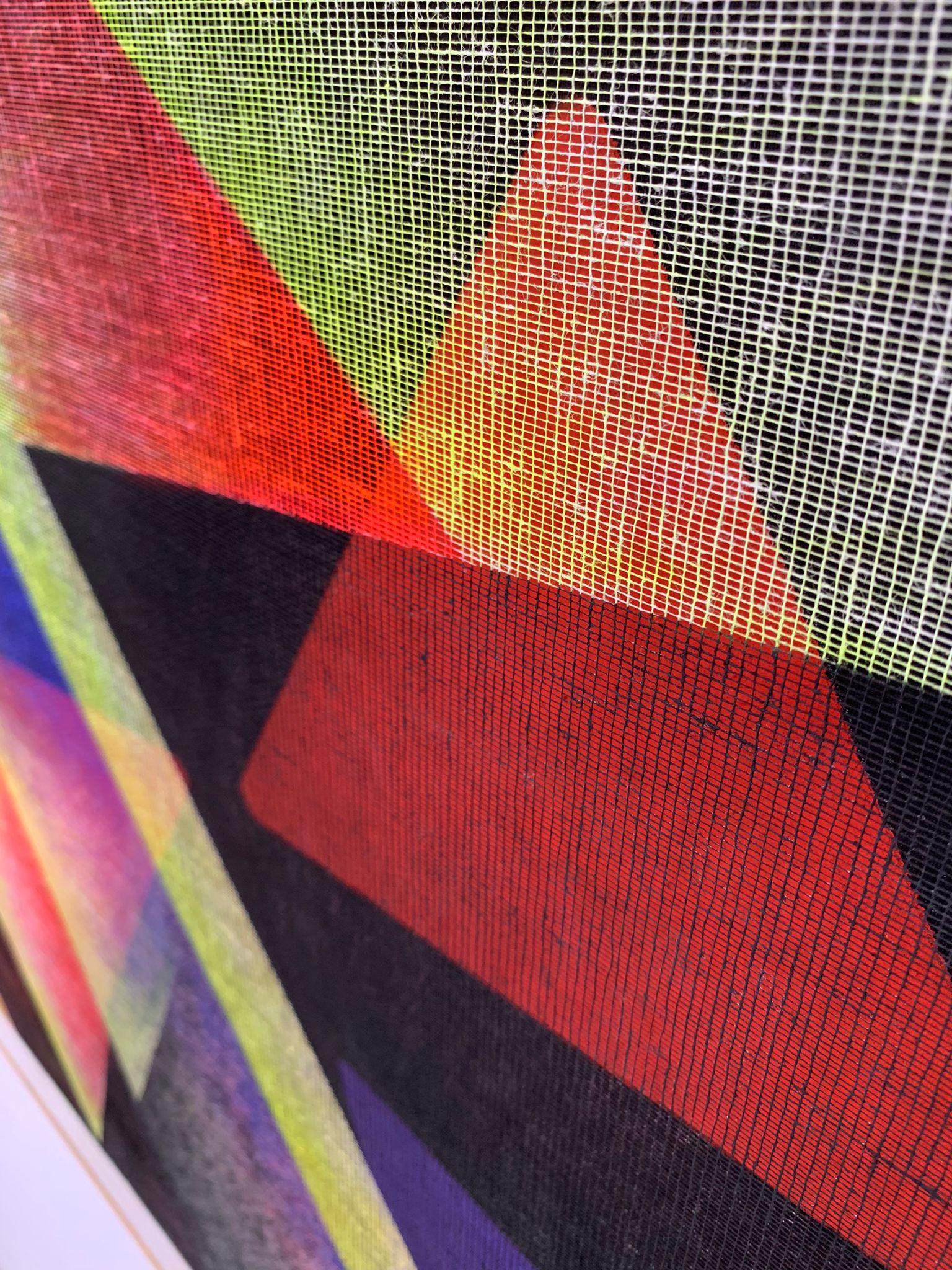 Italian Untitled painting by Isa di Battista Gorini, Italy, 1980s in vendita
