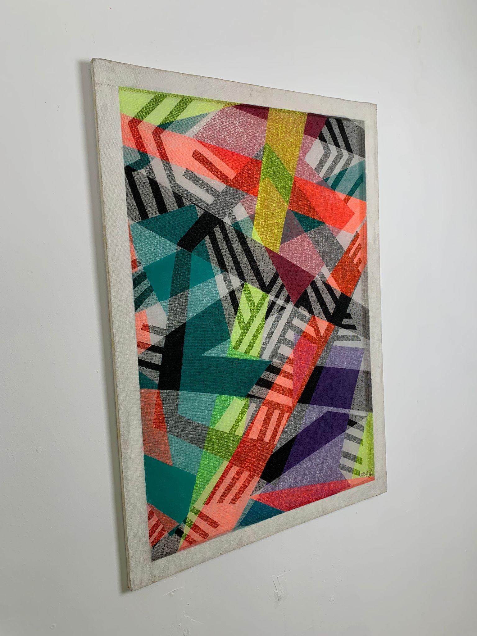 Italian Untitled painting by Isa di Battista Gorini, Italy, 1980s in vendita