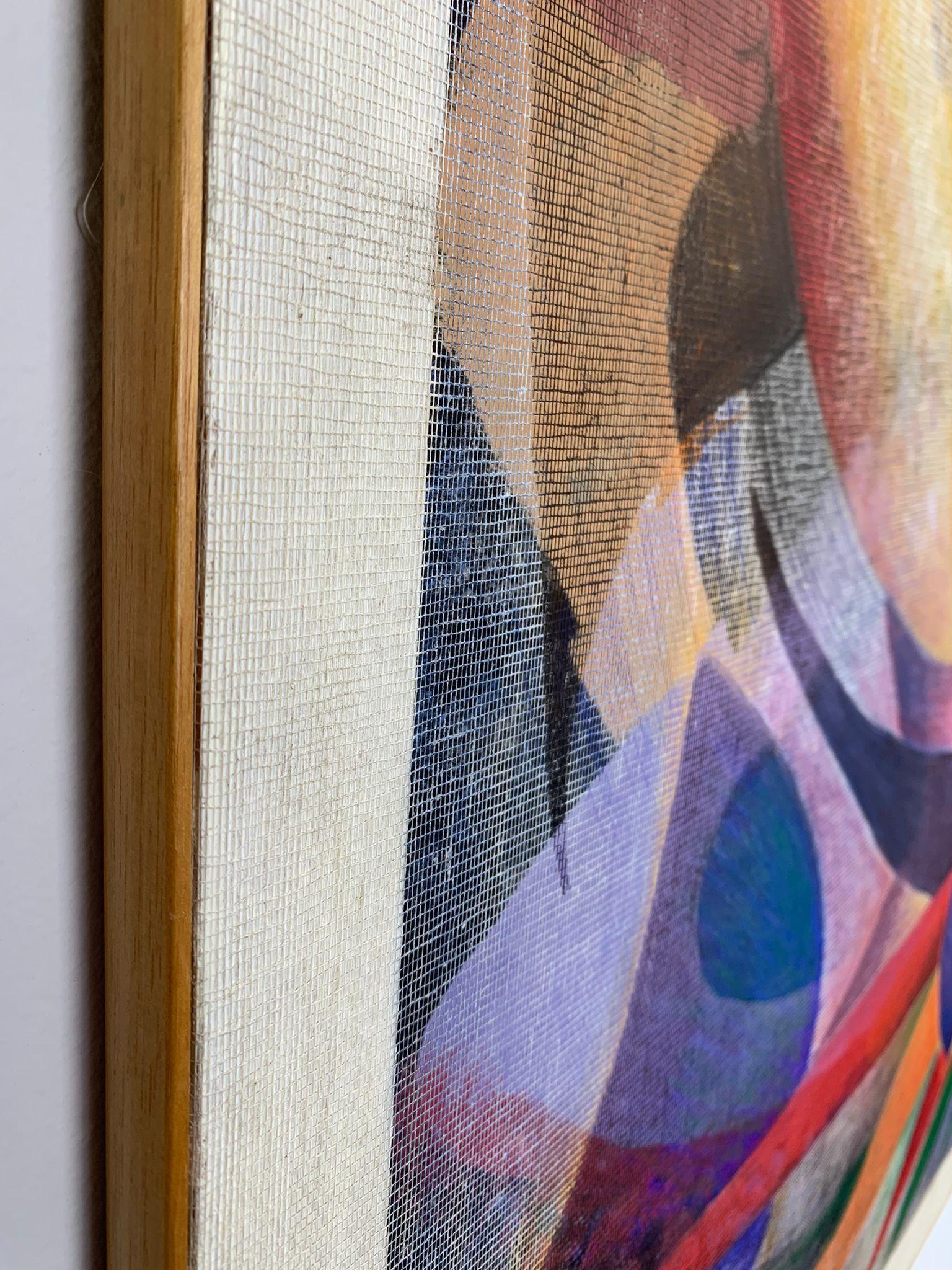 Italian Untitled painting by Isa di Battista Gorini, Italy, 1980s in vendita