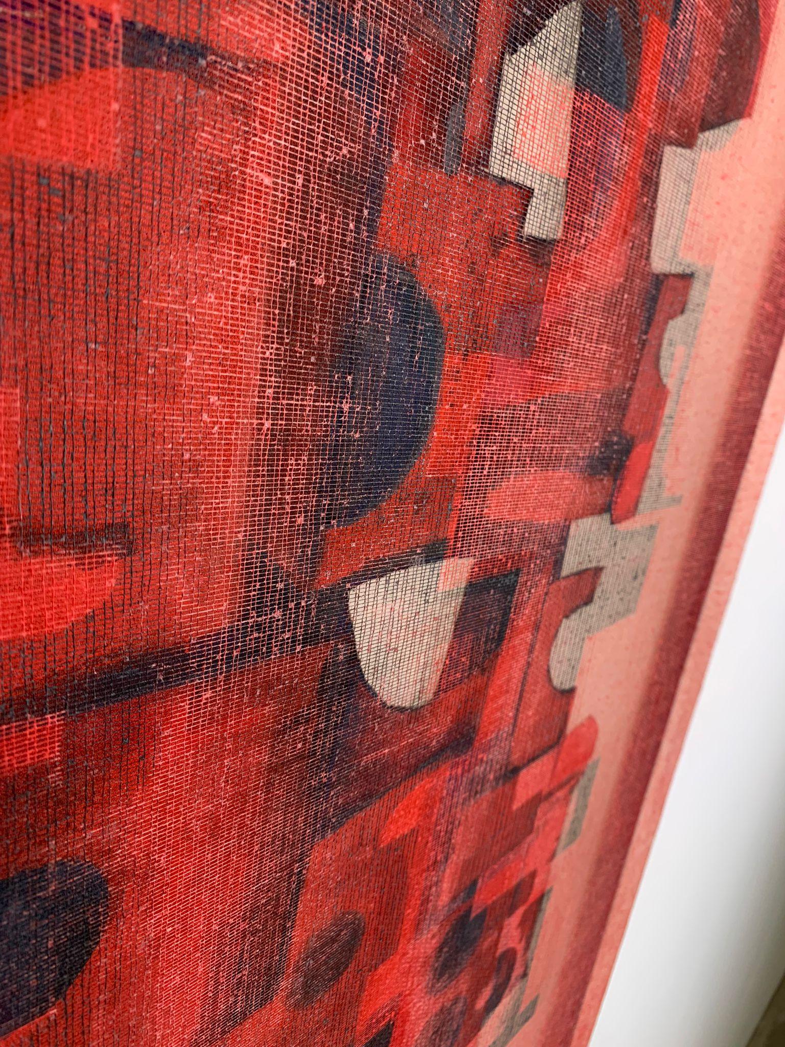 Italian Untitled painting by Isa di Battista Gorini, Italy, 1980s in vendita