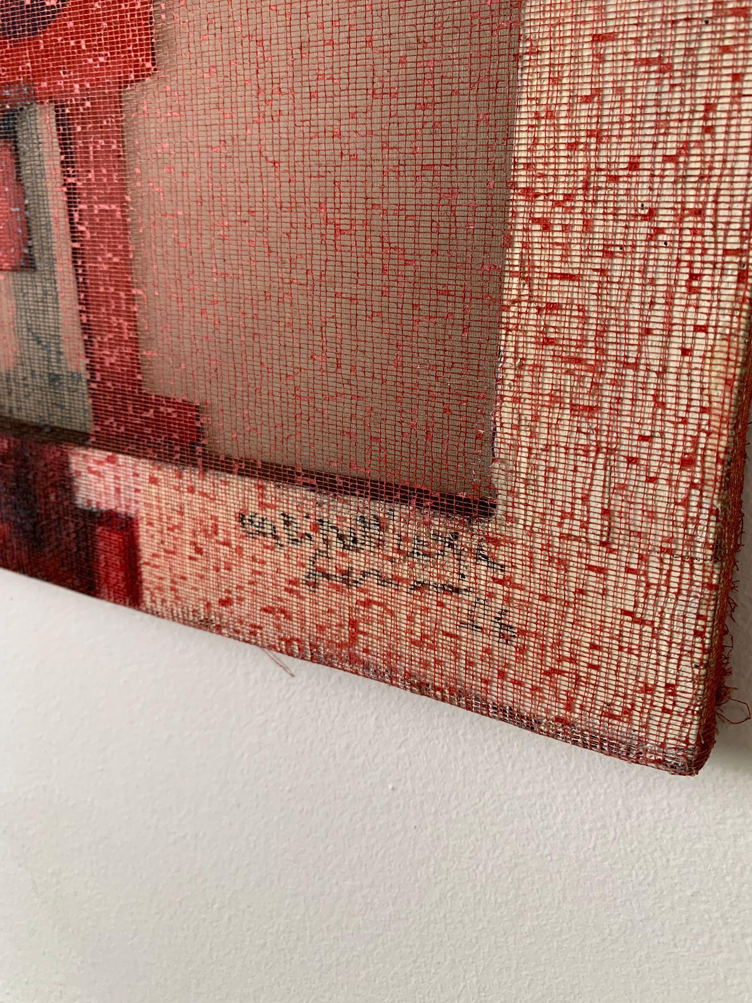 Untitled painting by Isa di Battista Gorini, Italy, 1980s In condizioni buone in vendita a Milano, IT