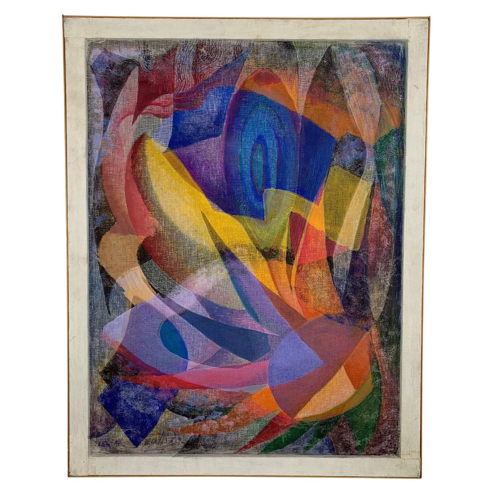 Untitled painting by Isa di Battista Gorini, Italy, 1980s