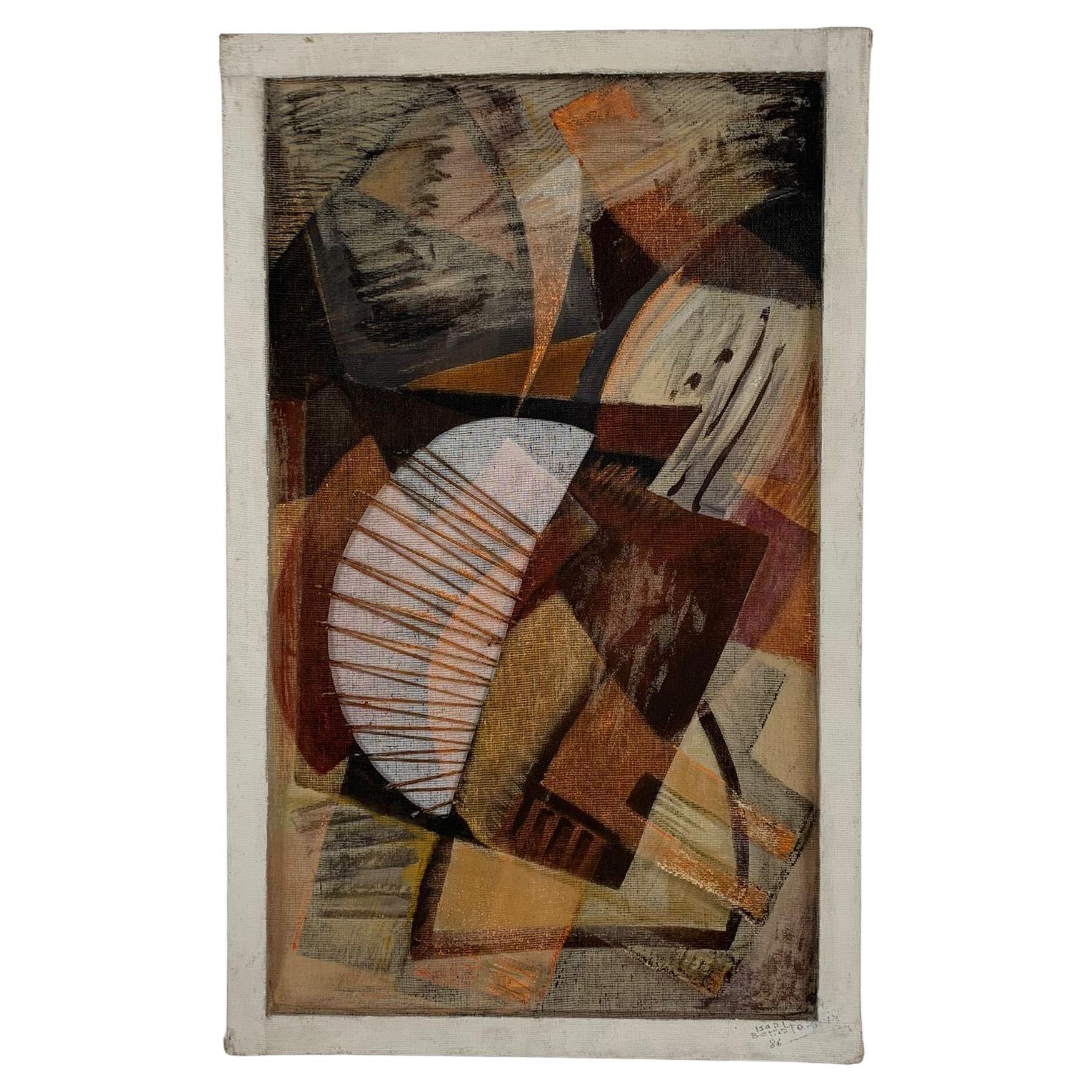 Untitled painting by Isa di Battista Gorini, Italy, 1980s