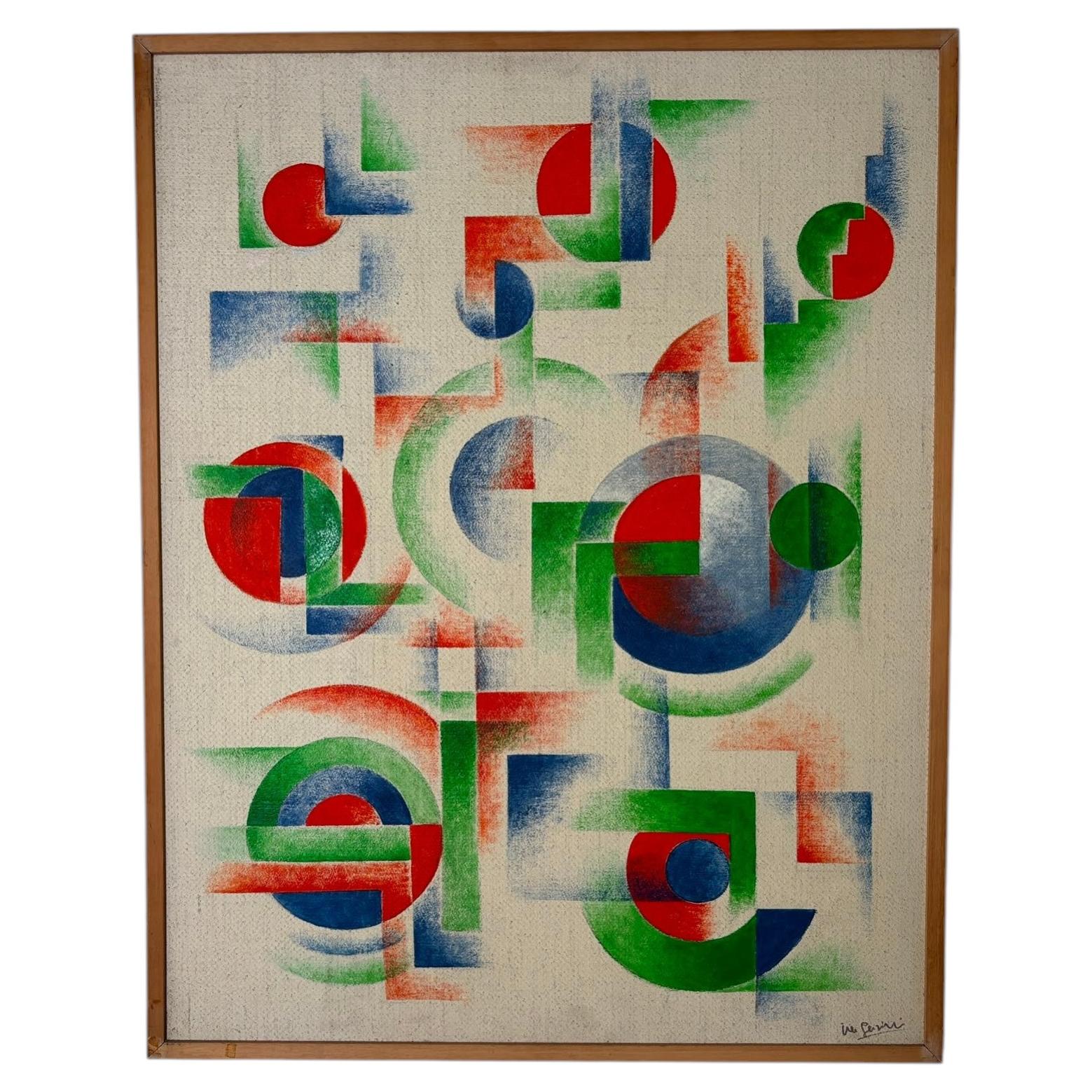 Untitled painting by Isa di Battista Gorini, Italy, 1980s