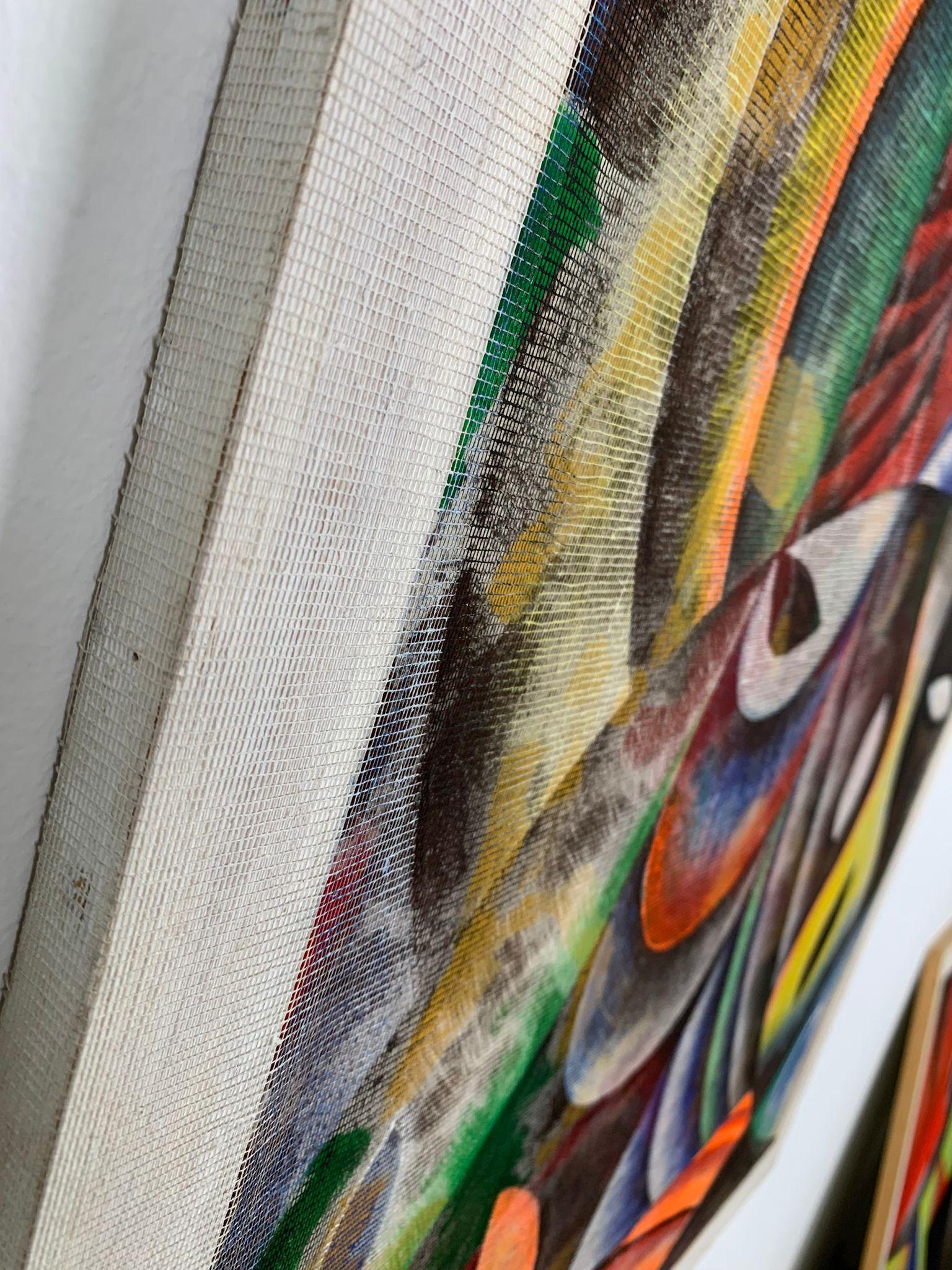 Italian Untitled painting by Isa di Battista Gorini, Italy, 1986 in vendita