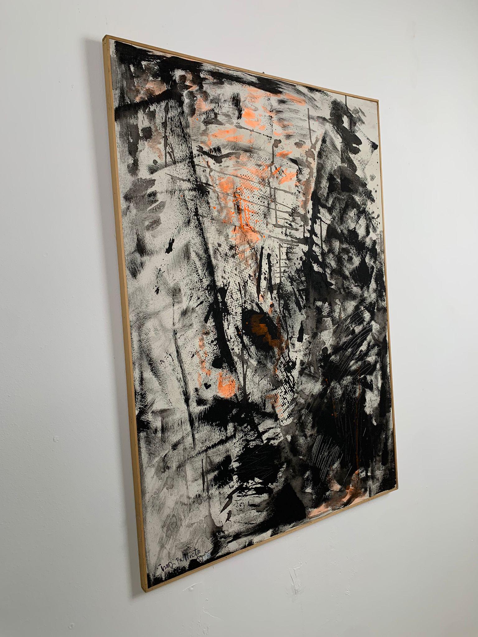 Mid-Century moderno Untitled painting by Isa di Battista Gorini, Italy, 1999s in vendita