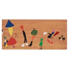 Untitled' Painting Oil on Cardboard by Jan Roëde