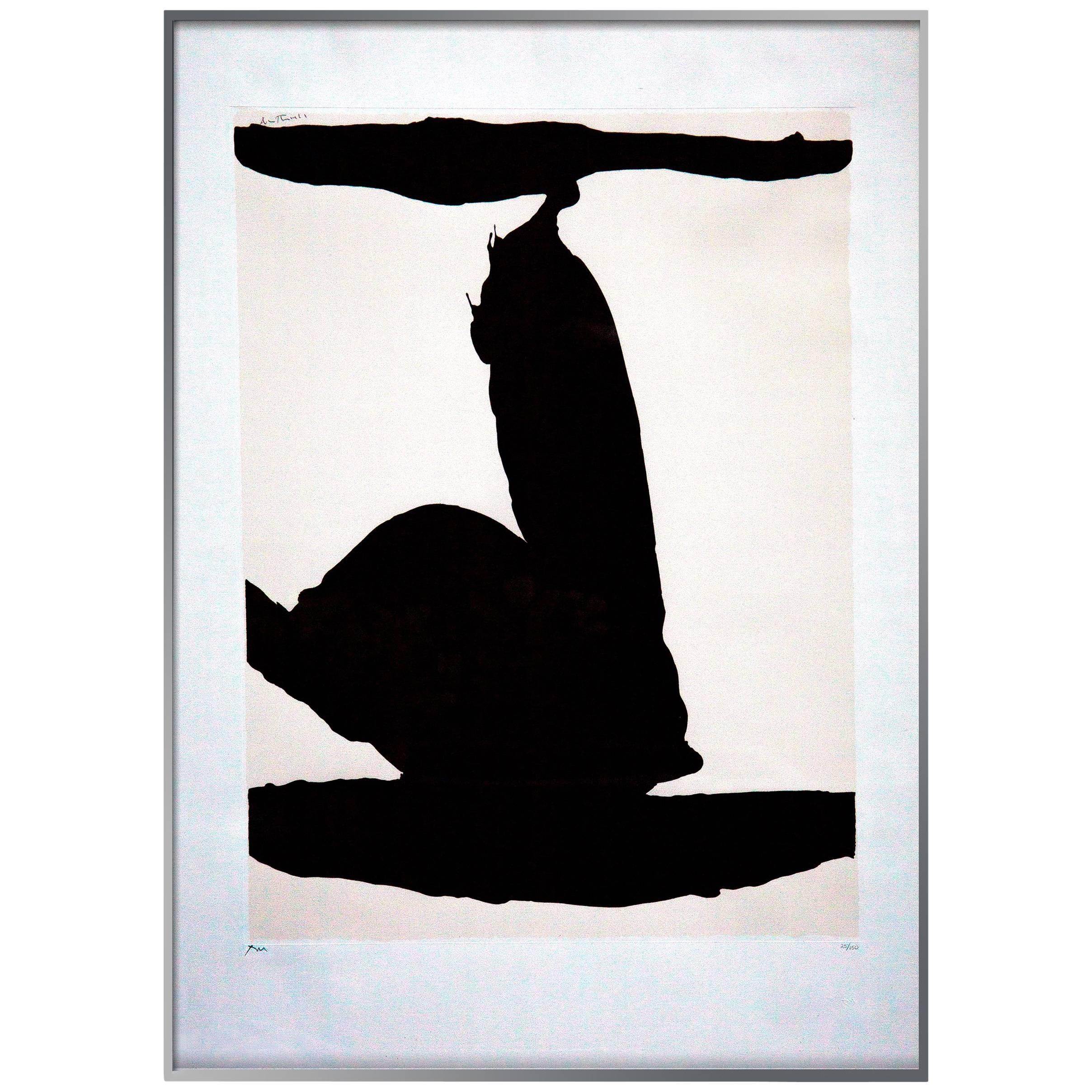 Untitled, Plate 1 Africa Suite, Signed Robert Motherwell, circa 1970