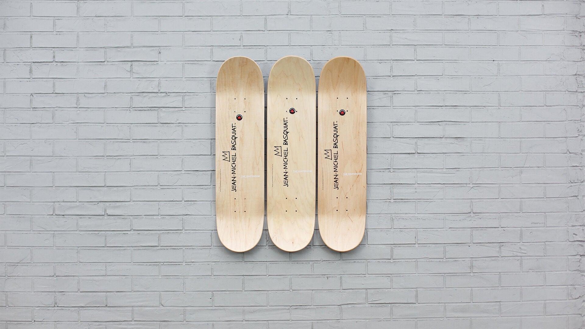 Untitled 'Rotterdam' Skateboard Decks after Jean-Michel Basquiat In New Condition For Sale In Jersey City, NJ