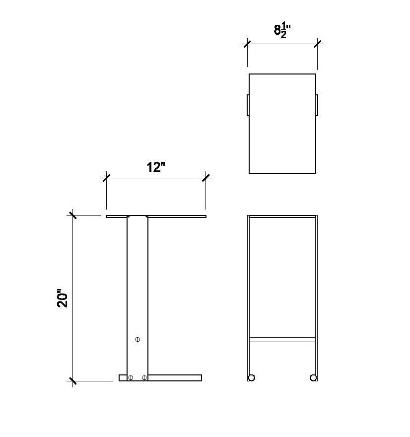 drink stand side table