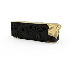 Modern Contemporary Voltaire Sideboard with Sculptured Panels by Boca do Lobo