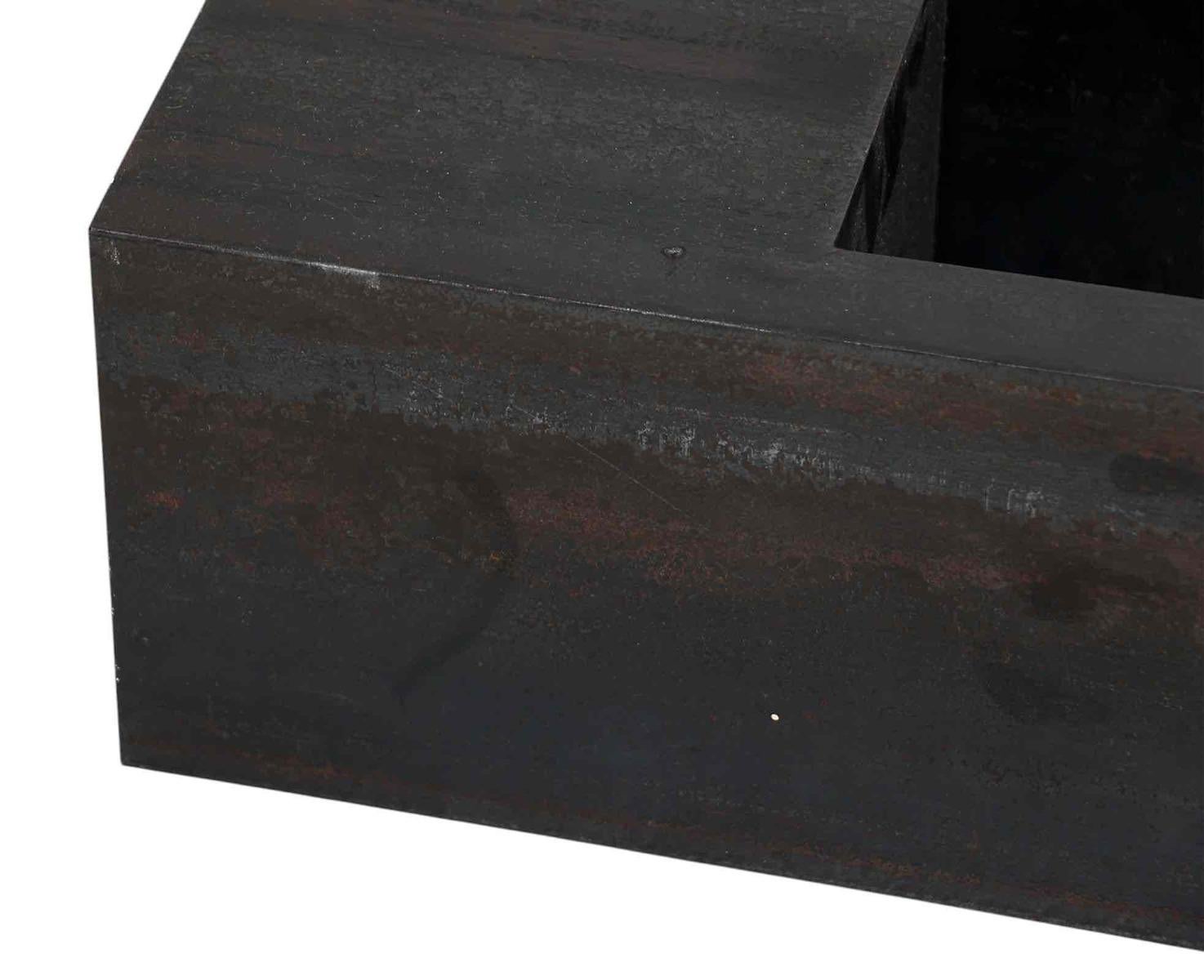 Untitled' Steel Sculpture by Cor Van Dijk In Good Condition For Sale In AMSTERDAM, NL