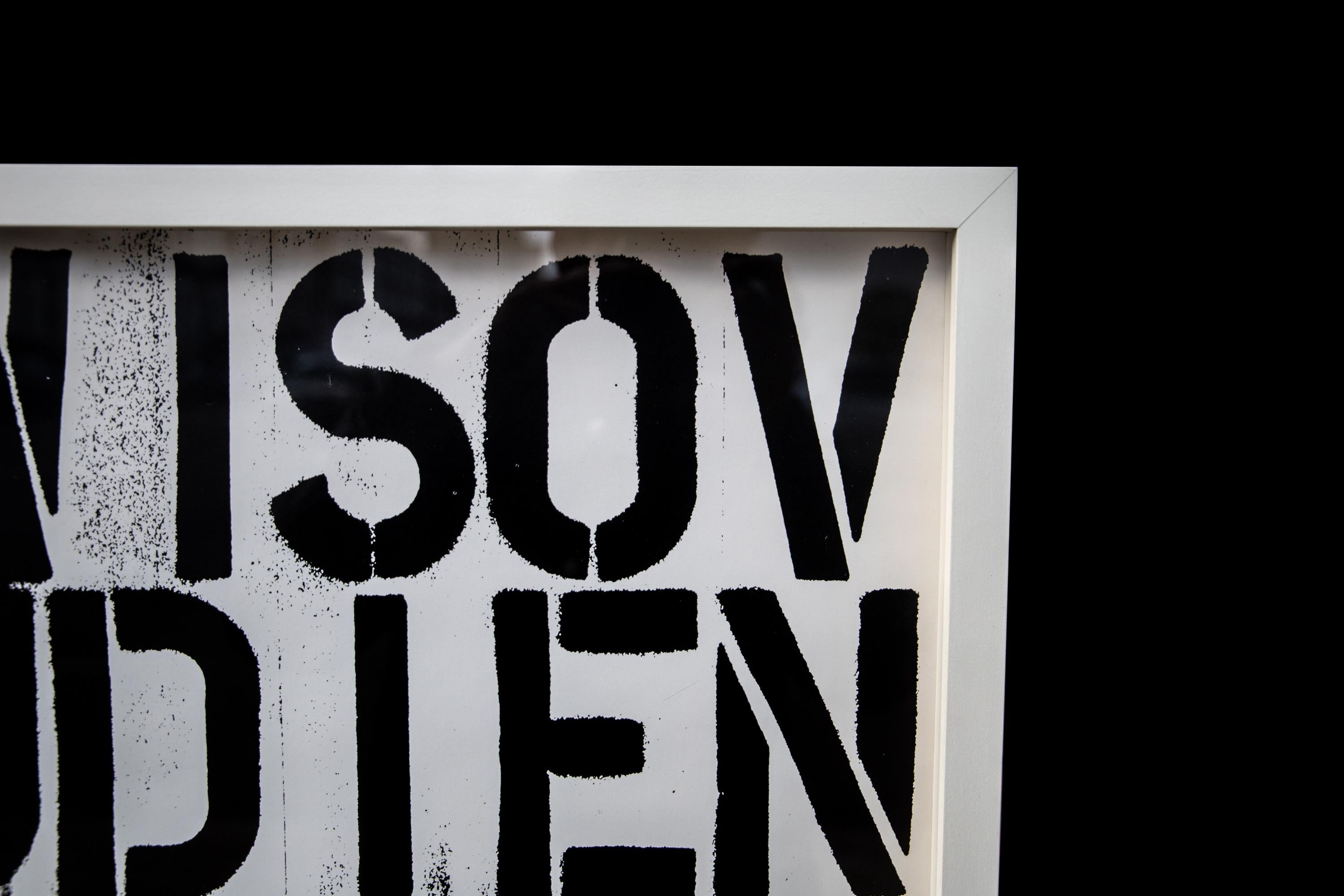 Post-Modern Untitled, the Show Is over / Christopher Wool & Felix Gonzalez-Torres, 1993 For Sale