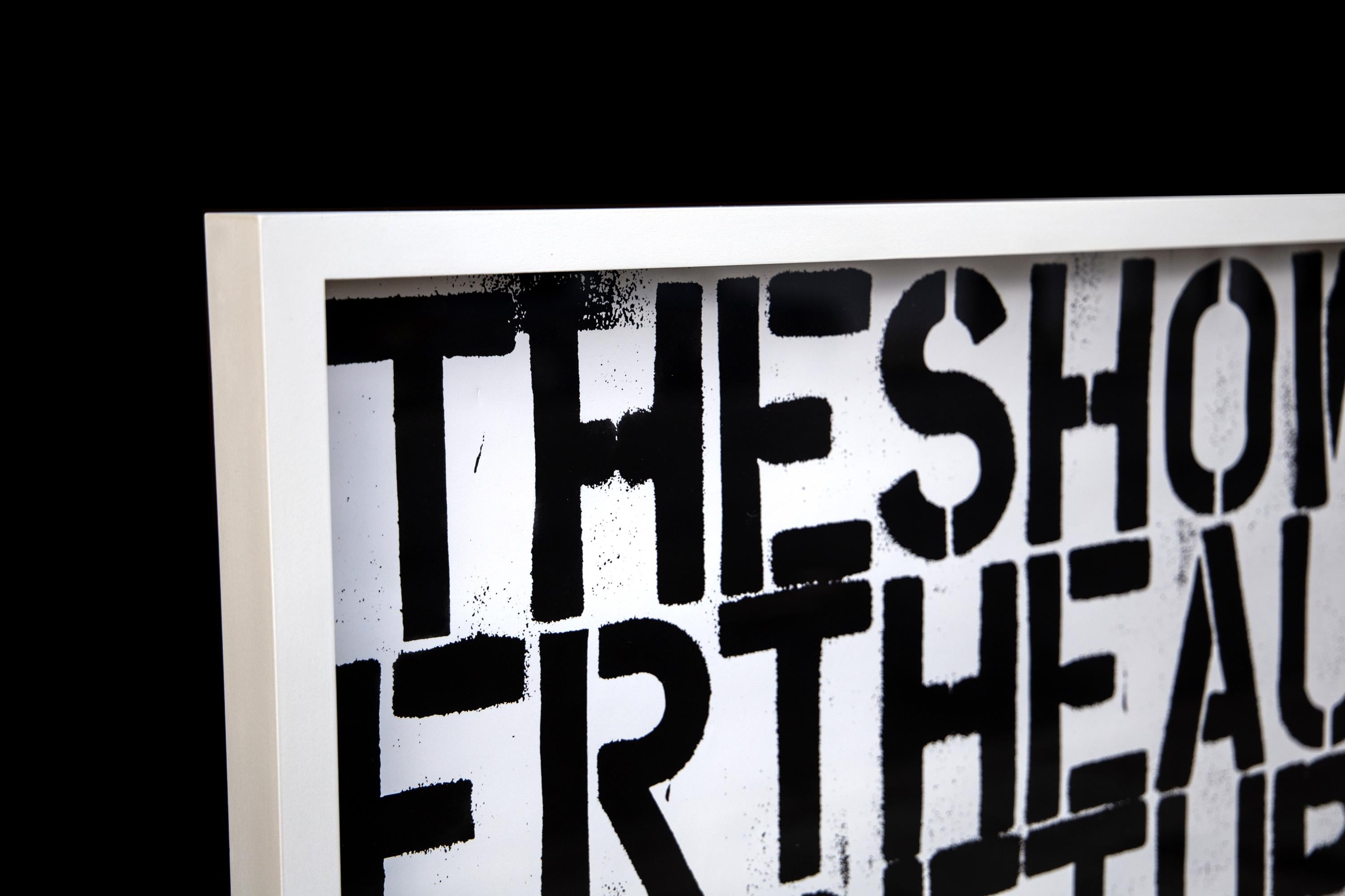 Untitled, the Show Is over / Christopher Wool & Felix Gonzalez-Torres, 1993 In Excellent Condition For Sale In London, GB