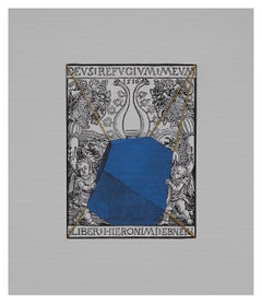 Untitled Triptych. Hand Embroidery on printed cloth. From the Durero series