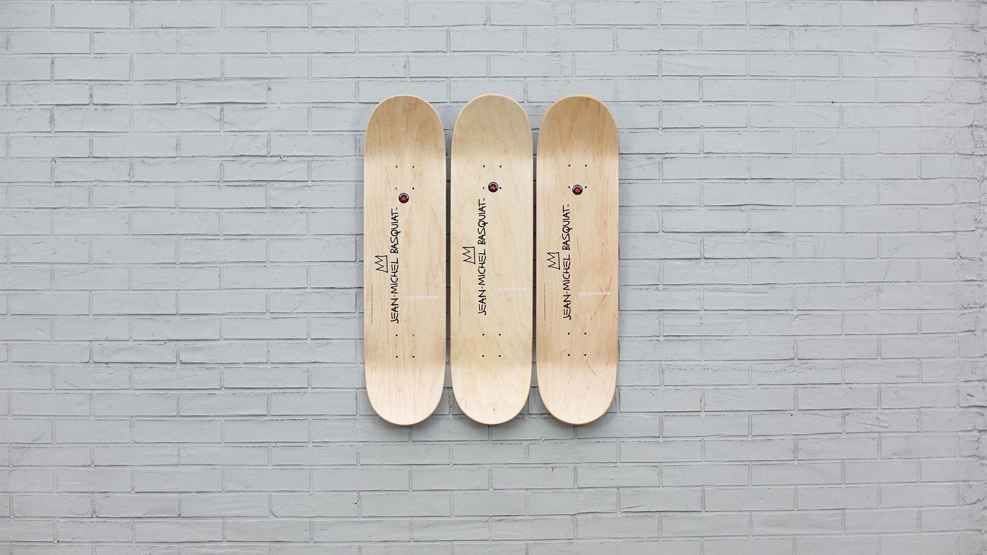 Belgian Untitled 'Warrior' Skateboard Decks after Jean-Michel Basquiat