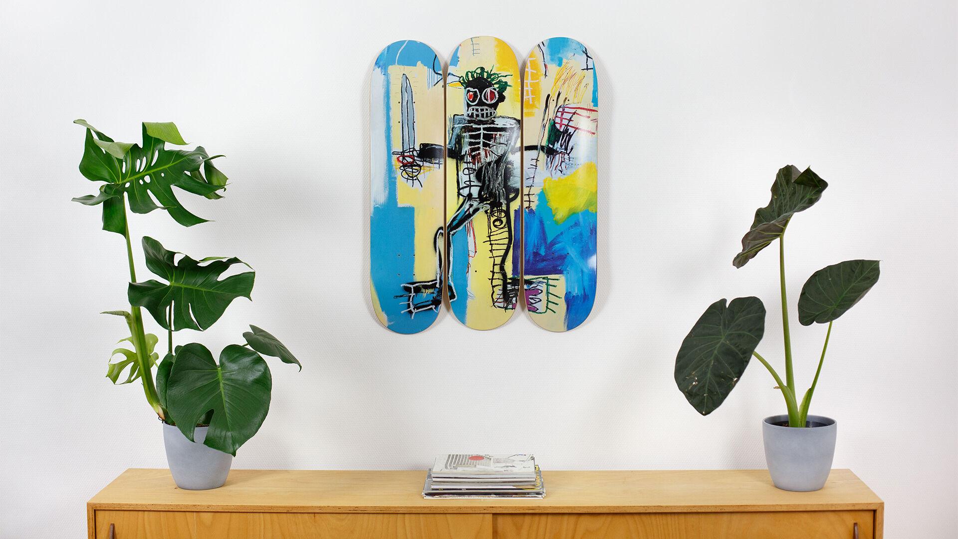Untitled 'Warrior' Skateboard Decks after Jean-Michel Basquiat In New Condition In Jersey City, NJ