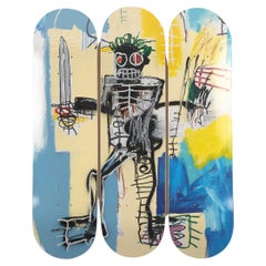 Unbetitelte 'Warrior' Skateboard-Decks nach Jean-Michel Basquiat