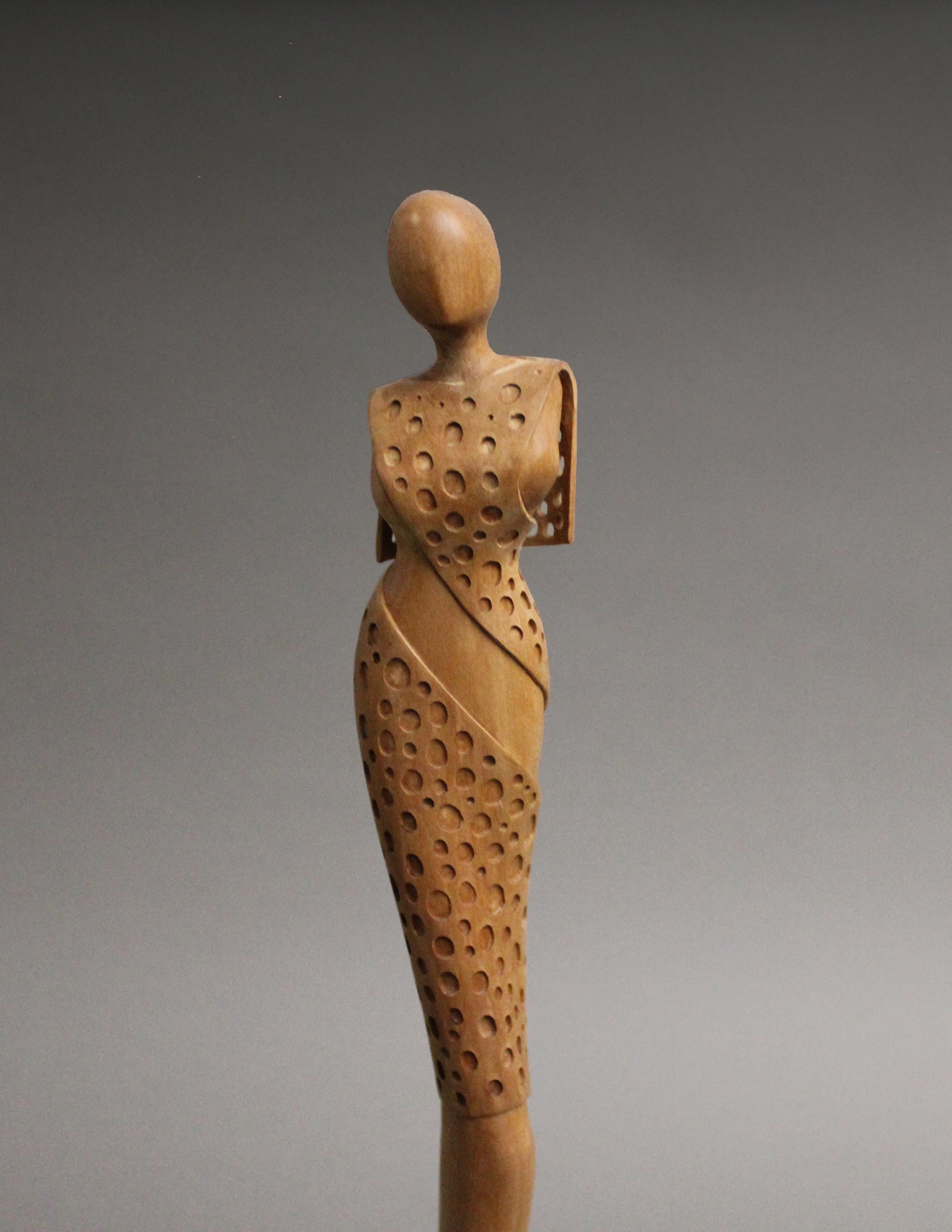 American Untitled, Wood Sculpture by Nairi Safaryan For Sale