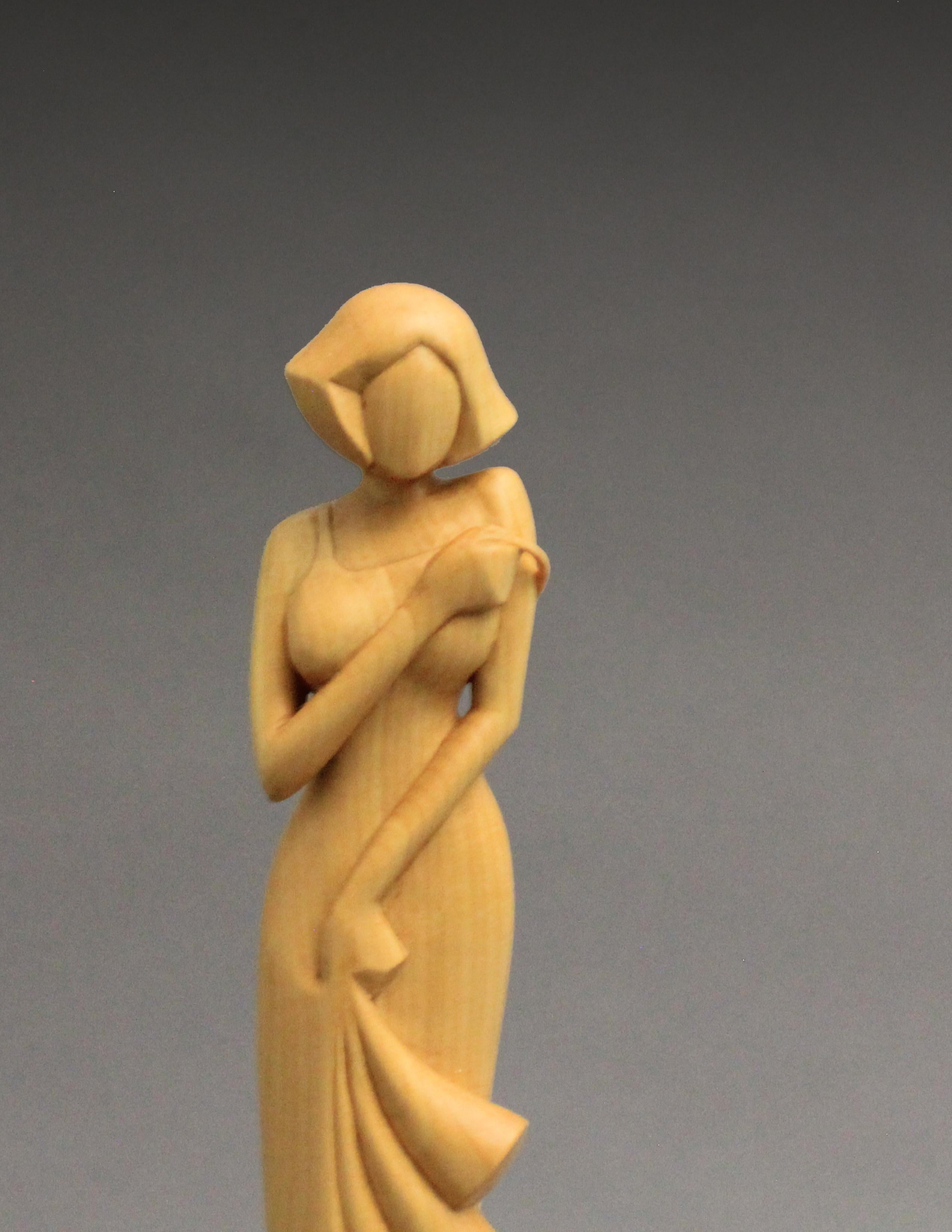 Contemporary Untitled, Wood Sculpture by Nairi Safaryan For Sale