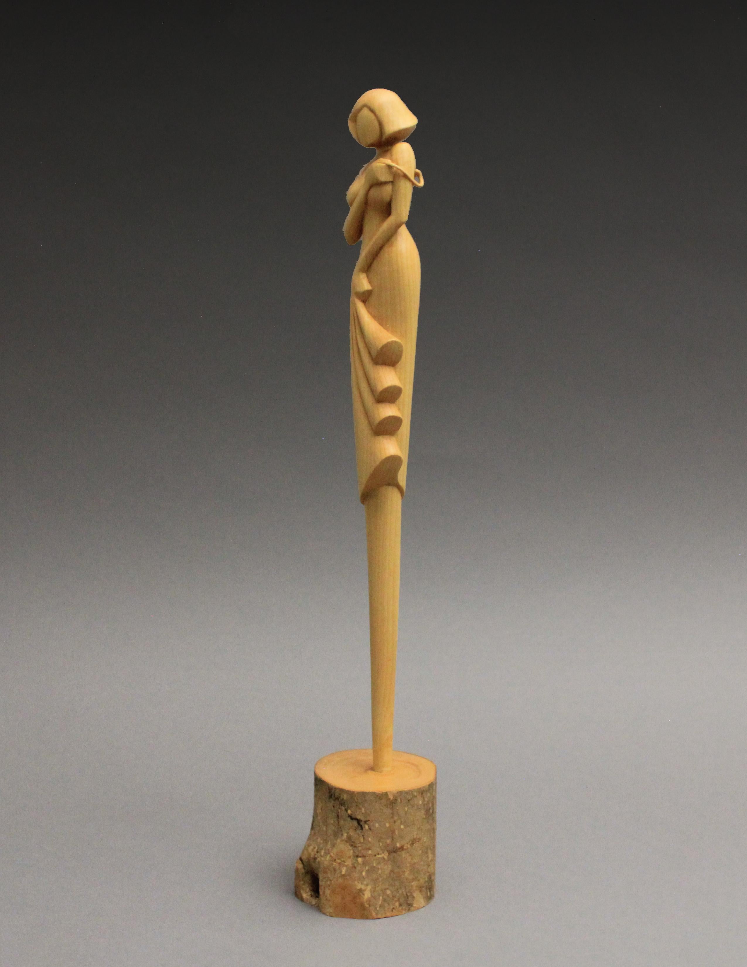 Untitled, Wood Sculpture by Nairi Safaryan For Sale 1