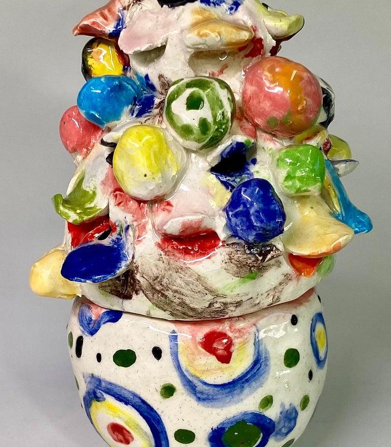 Hand-Crafted Untitled XXXIII. Glazed Ceramic Sculpture For Sale