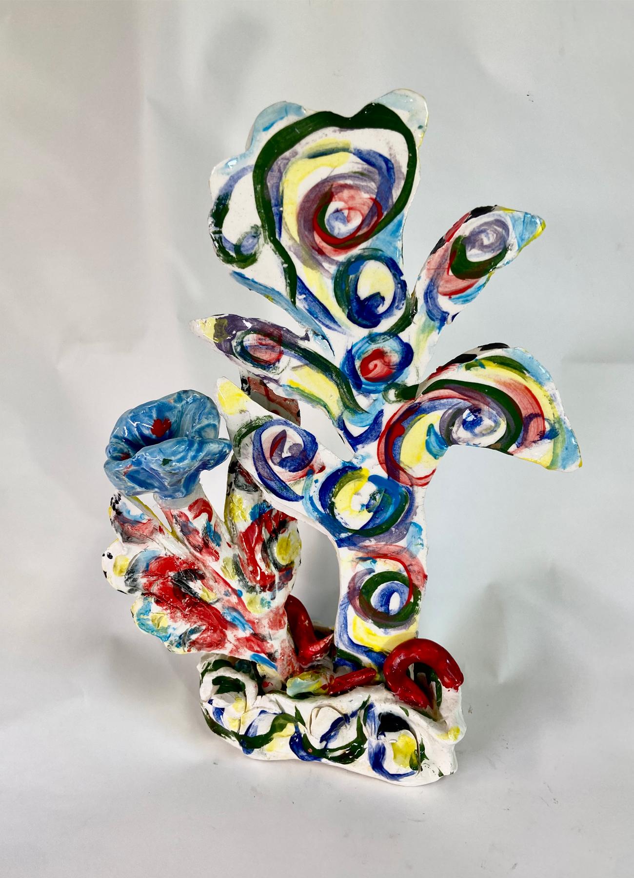 Ohne Titel XXXXIII. Glasierte Keramik-Skulptur (Moderne) im Angebot