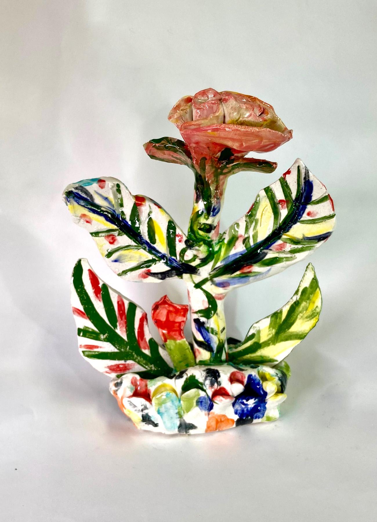 Dominican Untitled XXXXVI. Glazed Ceramic Sculpture For Sale