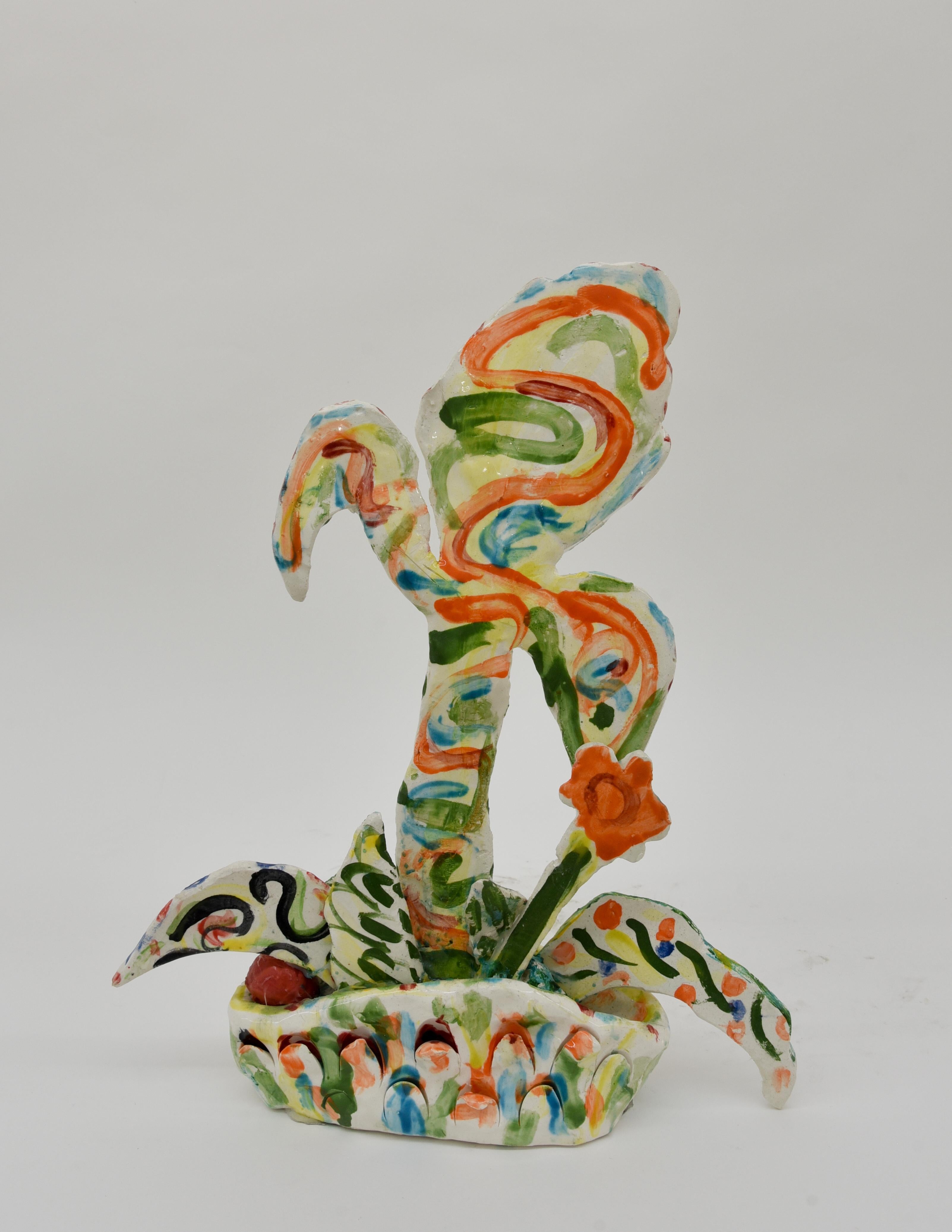 Modern Untitled XXXXX. Glazed Ceramic Sculpture For Sale