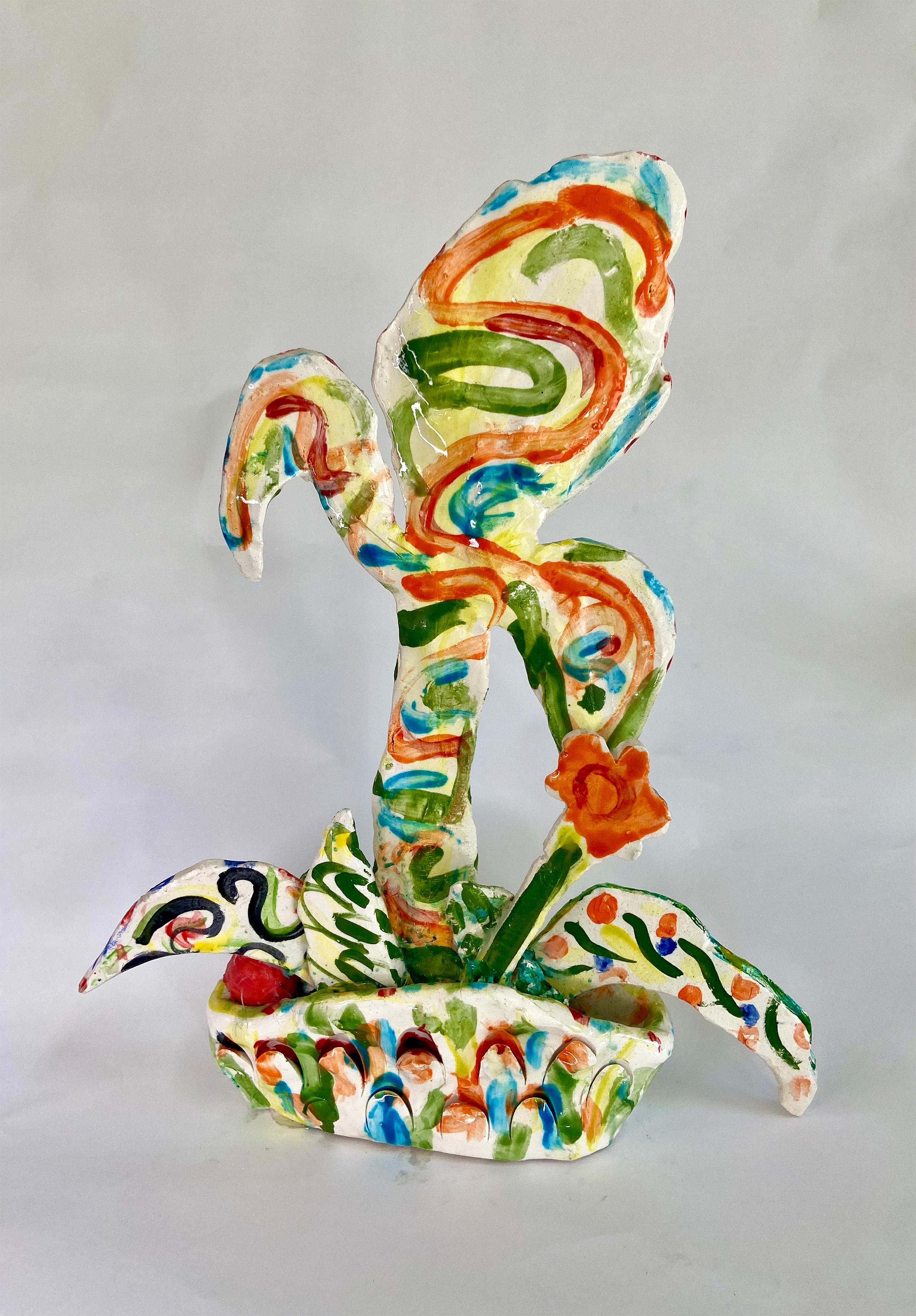 Dominican Untitled XXXXX. Glazed Ceramic Sculpture For Sale