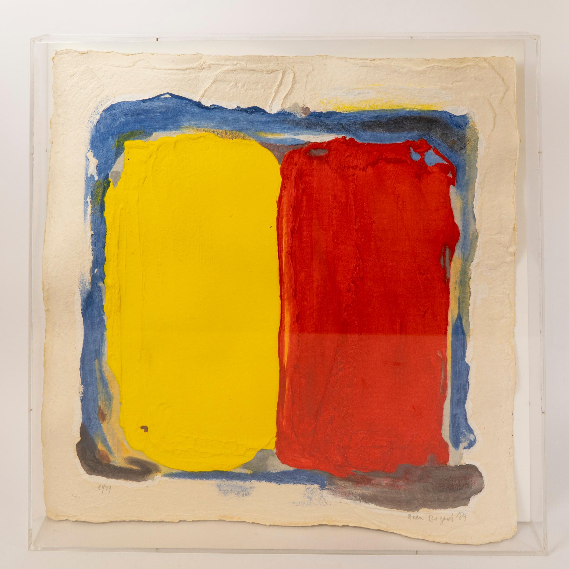 Sin título (Bloques amarillos/rojos), Bram Bogart (1989) Otro en venta