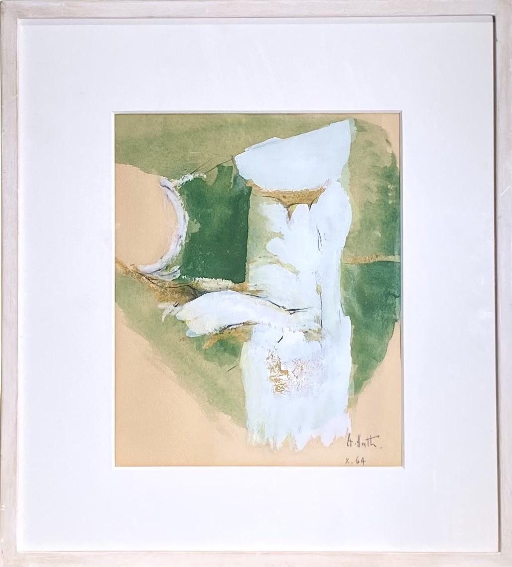 Adrian Heath (1920-1992)
Untitled composition
Mixed-media
Signed and dated ’64
Measures: Image 11.25? x 9?
Framed 18.5