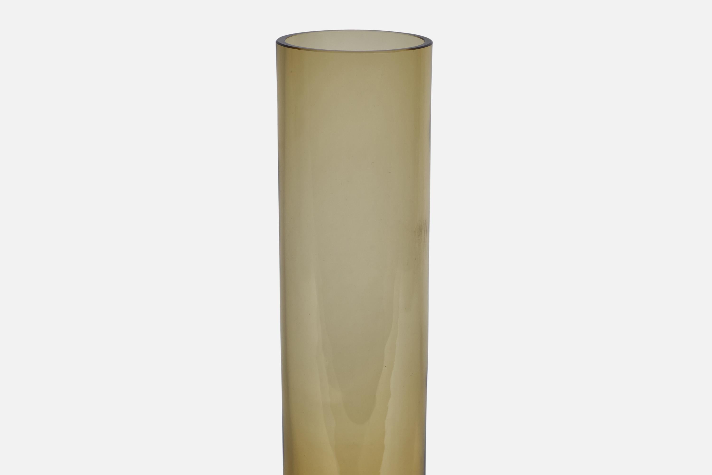 Finnish Unto Suominen, Vase, Blown Glass, Finland, 1960s For Sale