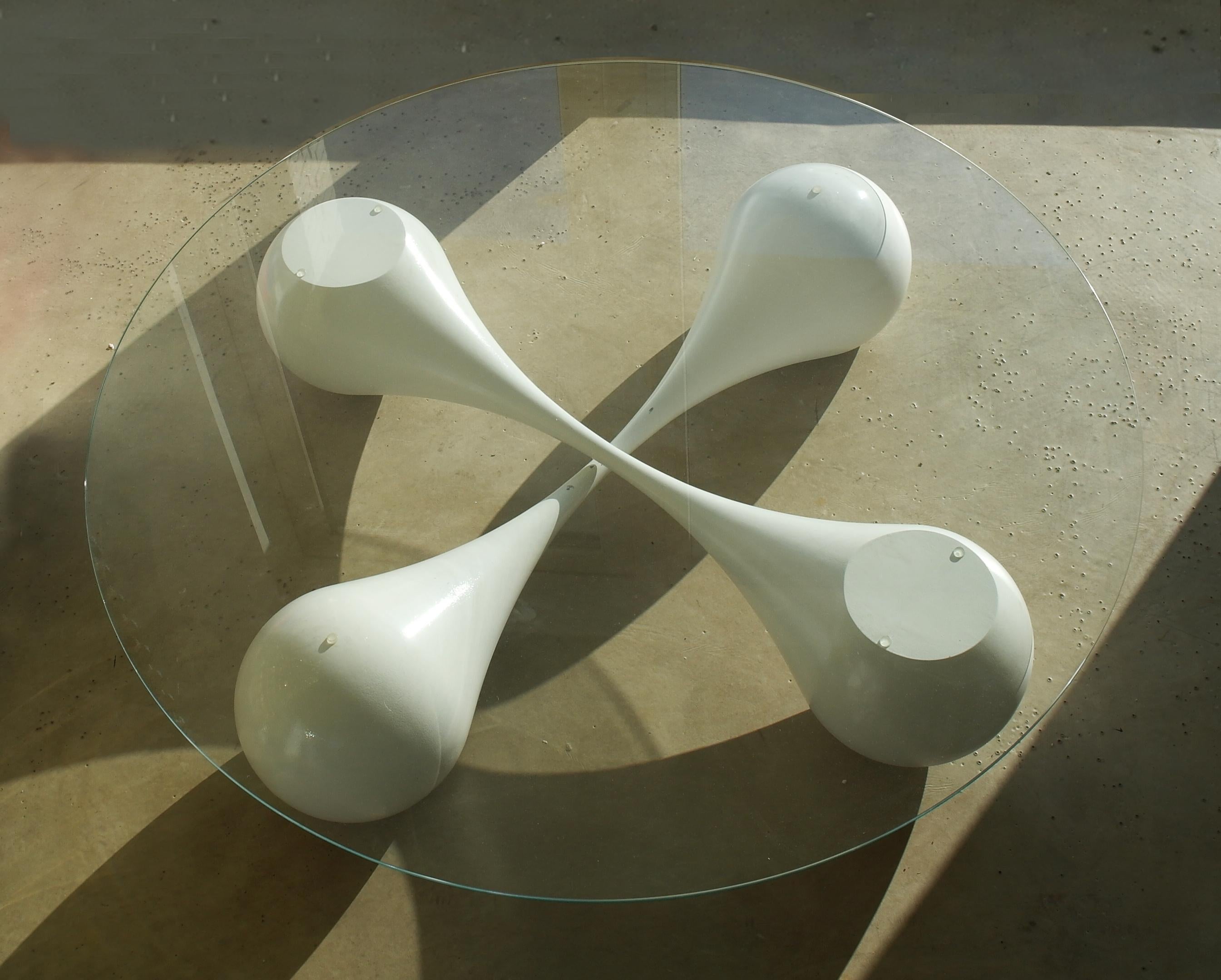 Dutch “Untouchables” Sculptural Streamline Shaped Coffee Table For Sale