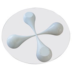 “Untouchables” Sculptural Streamline Shaped Coffee Table