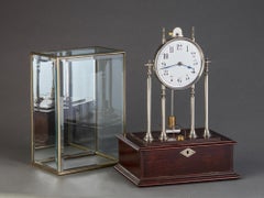 Untouched four glass electrical mantel clock from "Scott"