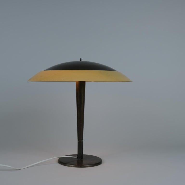 Lámpara de mesa tipo paraguas Paavo Tynell 'Intacta' Model 5061, Taito 1952-53 en venta 4