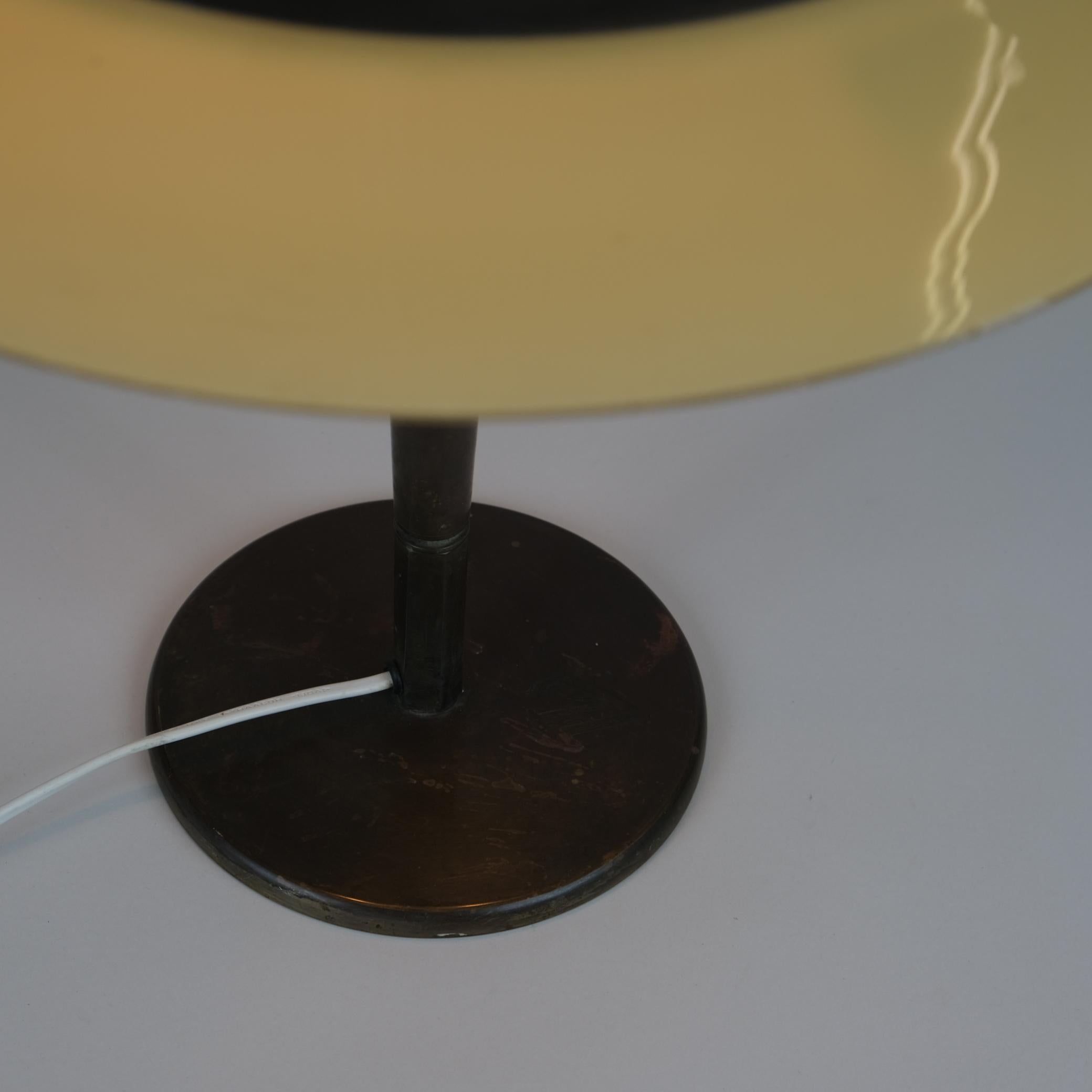 Scandinavian Modern 'Untouched' Paavo Tynell Umbrella Table Lamp Model 5061, Taito 1952-53 For Sale