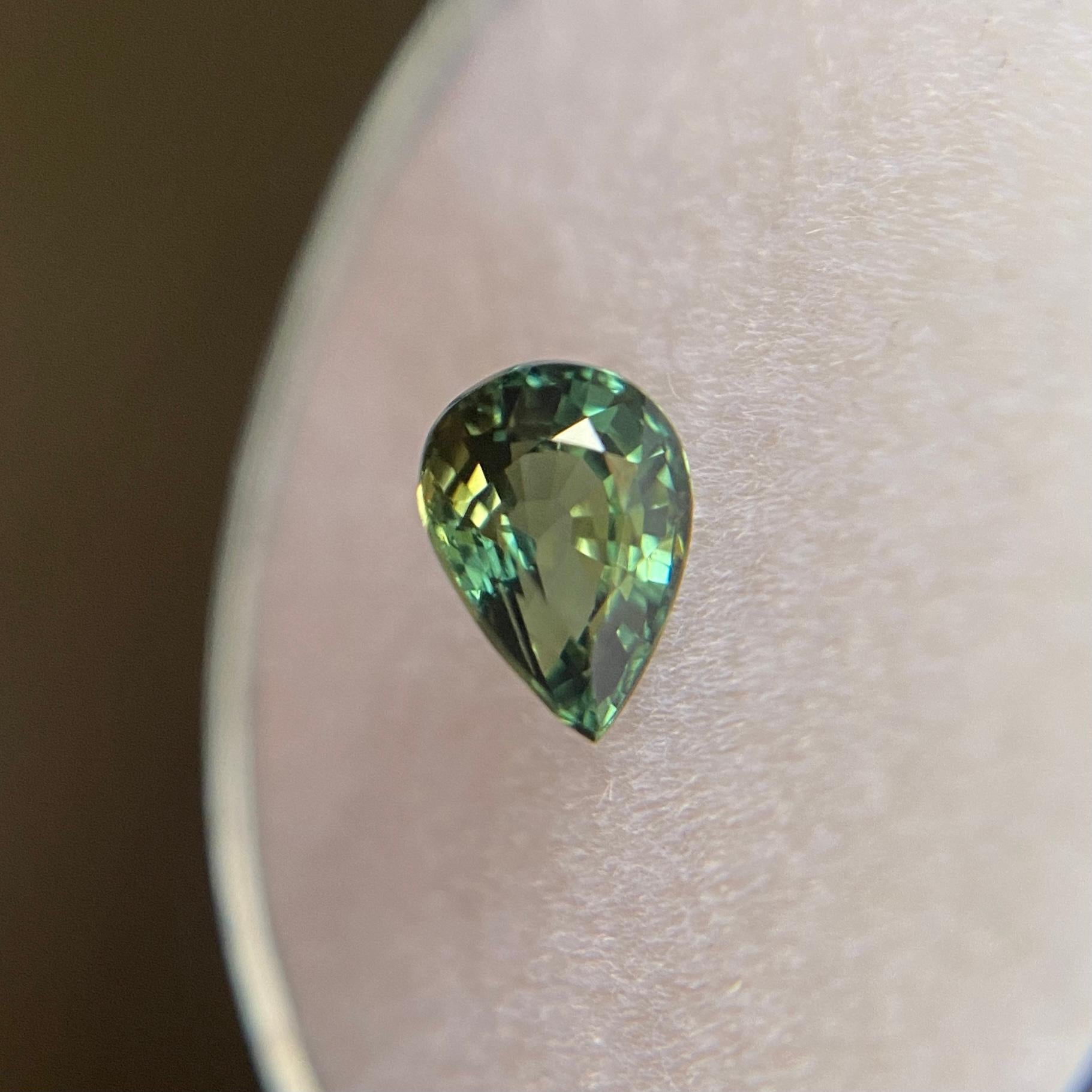 greenish blue gemstone