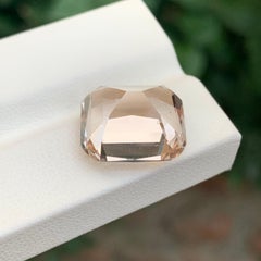 Untreated 16.80 Carats Cushion Cut Loose Golden Topaz