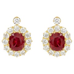 Ruby Clip-on Earrings